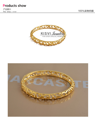 Kisvi品牌珠宝工厂 优质18K黄金真空电镀女款手镯代理批发指南